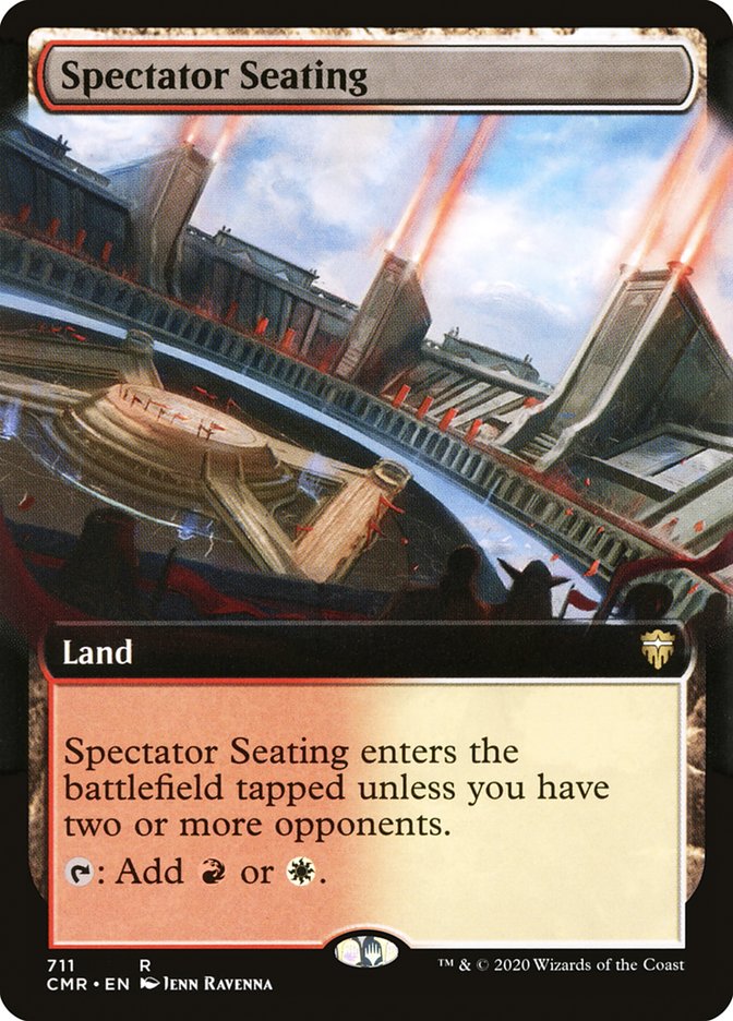 Spectator Seating (Extended Art) [Commander Legends] | Black Swamp Games