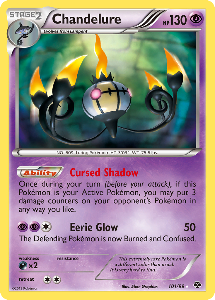 Chandelure (101/99) [Black & White: Next Destinies] | Black Swamp Games