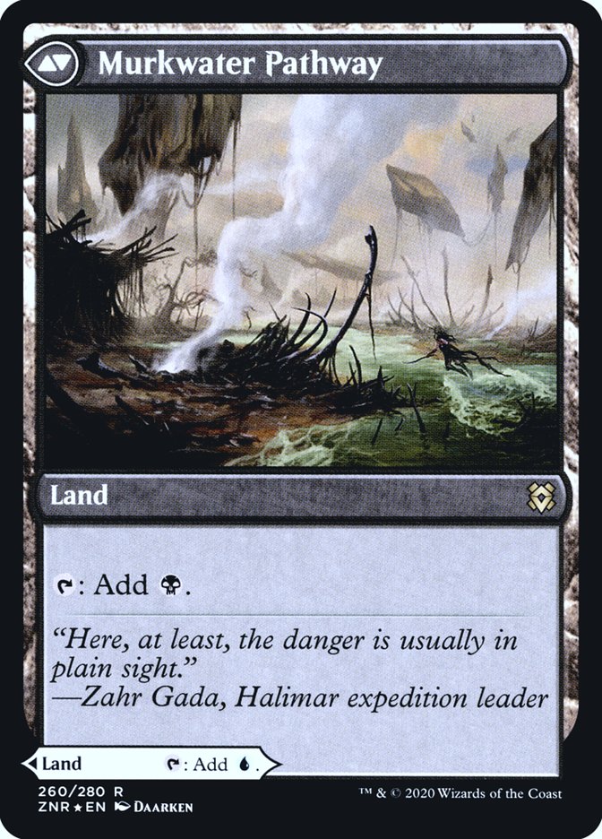 Clearwater Pathway // Murkwater Pathway [Zendikar Rising Prerelease Promos] | Black Swamp Games
