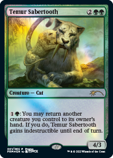 Temur Sabertooth [Year of the Tiger 2022] | Black Swamp Games