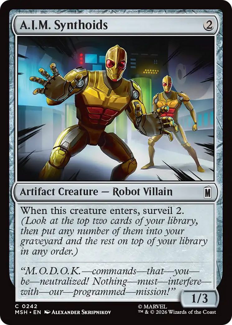 A.I.M. Synthoids [Marvel Super Heroes] | Black Swamp Games