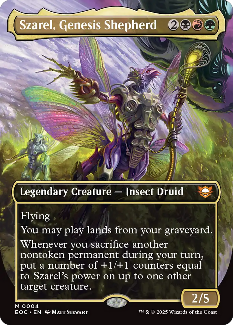 Szarel, Genesis Shepherd (Borderless) [Edge of Eternities Commander] | Black Swamp Games
