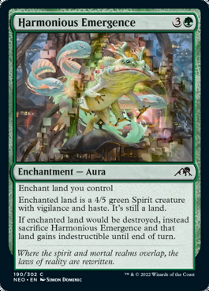 Harmonious Emergence [Kamigawa: Neon Dynasty] | Black Swamp Games
