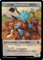 Shapeshifter (0004) // Copy Double-Sided Token [Modern Horizons 3 Commander Tokens] | Black Swamp Games