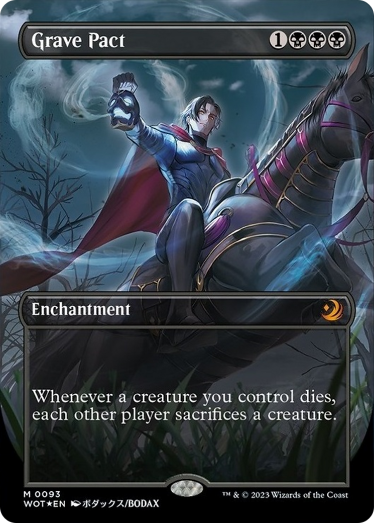 Grave Pact (Anime Borderless) (Confetti Foil) [Wilds of Eldraine: Enchanting Tales] | Black Swamp Games