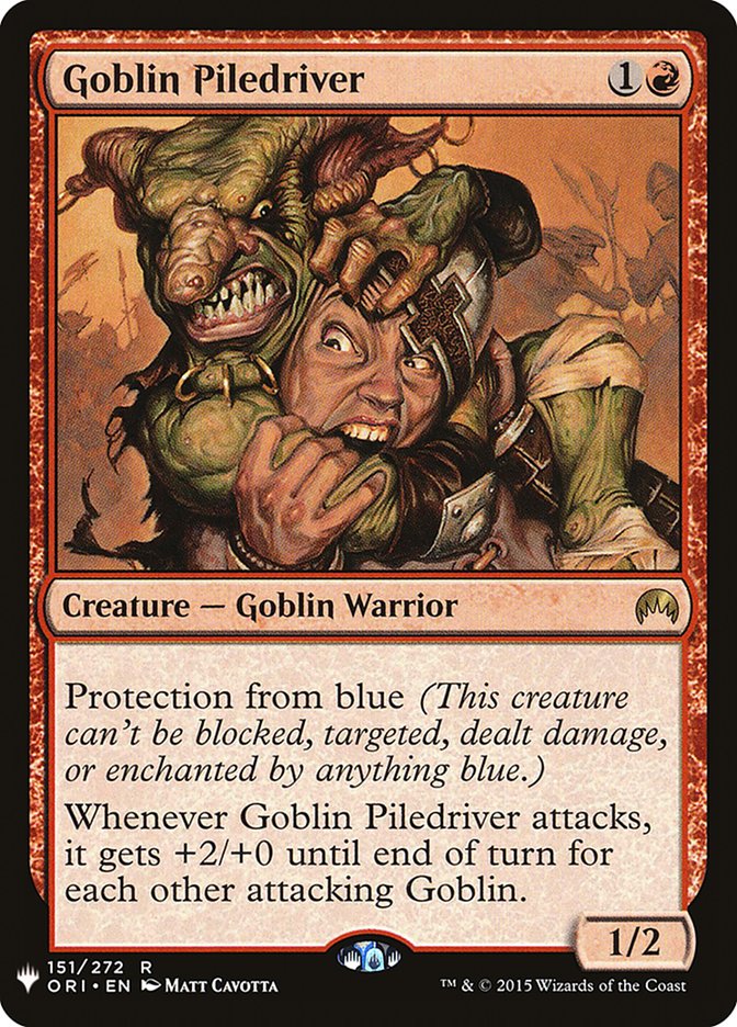 Goblin Piledriver [Mystery Booster] | Black Swamp Games