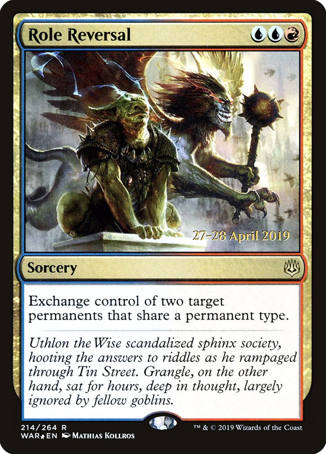 Role Reversal [War of the Spark Prerelease Promos] | Black Swamp Games