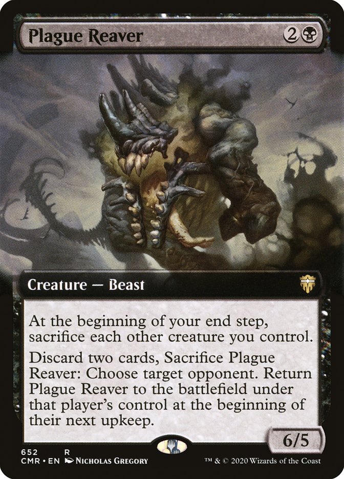 Plague Reaver (Extended Art) [Commander Legends] | Black Swamp Games
