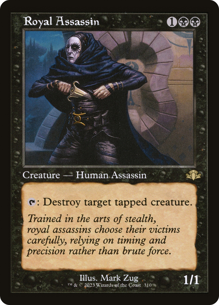 Royal Assassin (Retro) [Dominaria Remastered] | Black Swamp Games