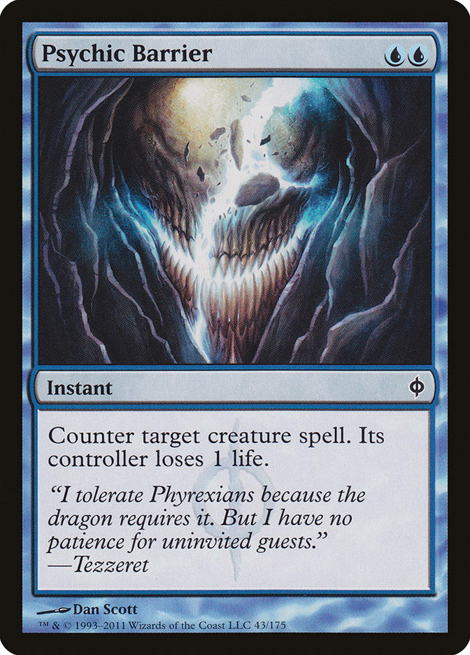 Psychic Barrier [New Phyrexia] | Black Swamp Games