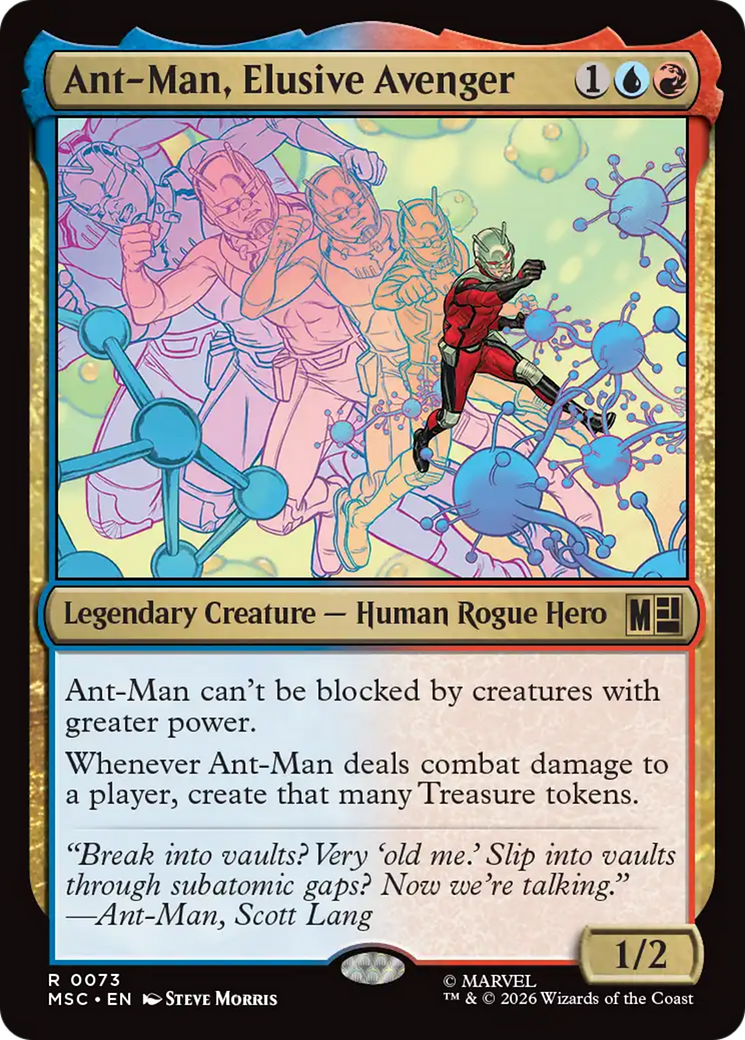 Ant-Man, Elusive Avenger (Surge Foil) [Marvel Super Heroes Commander] | Black Swamp Games