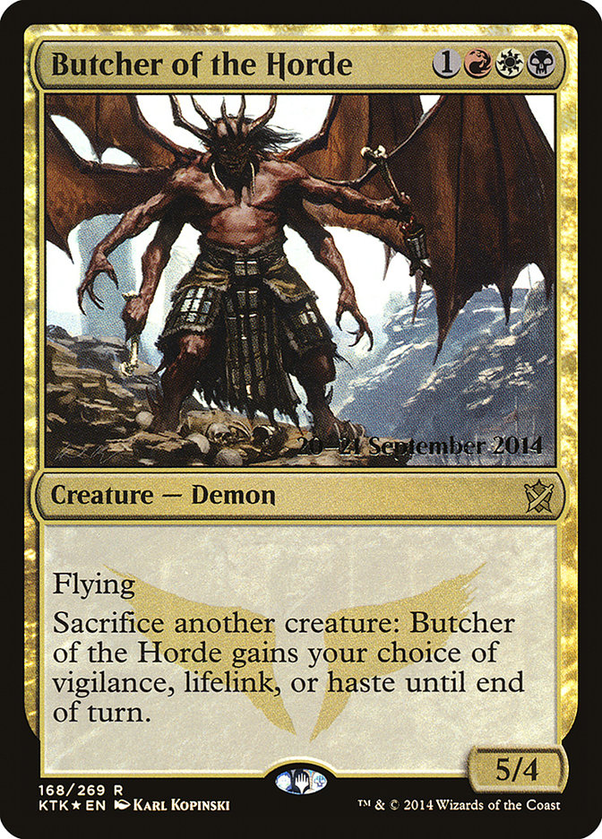 Butcher of the Horde [Khans of Tarkir Prerelease Promos] | Black Swamp Games