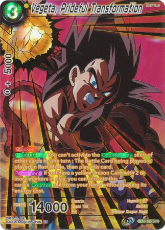 Vegeta, Prideful Transformation (SPR) (BT10-105) [Rise of the Unison Warrior 2nd Edition] | Black Swamp Games