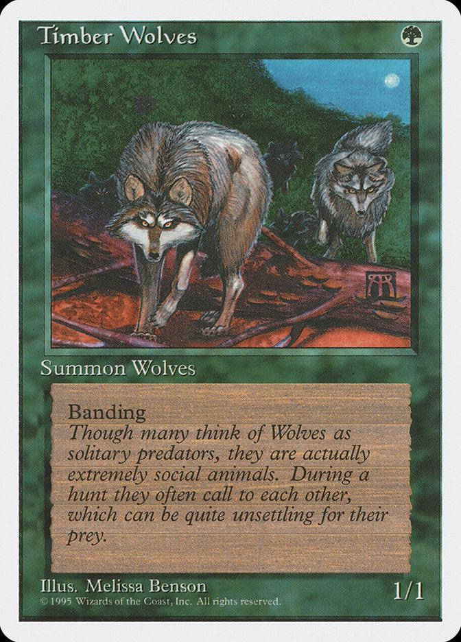 Timber Wolves [Fourth Edition] | Black Swamp Games