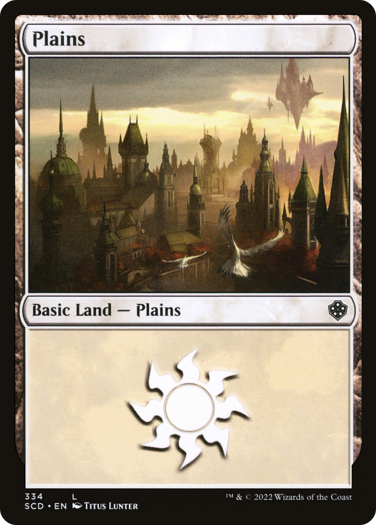 Plains (334) [Starter Commander Decks] | Black Swamp Games