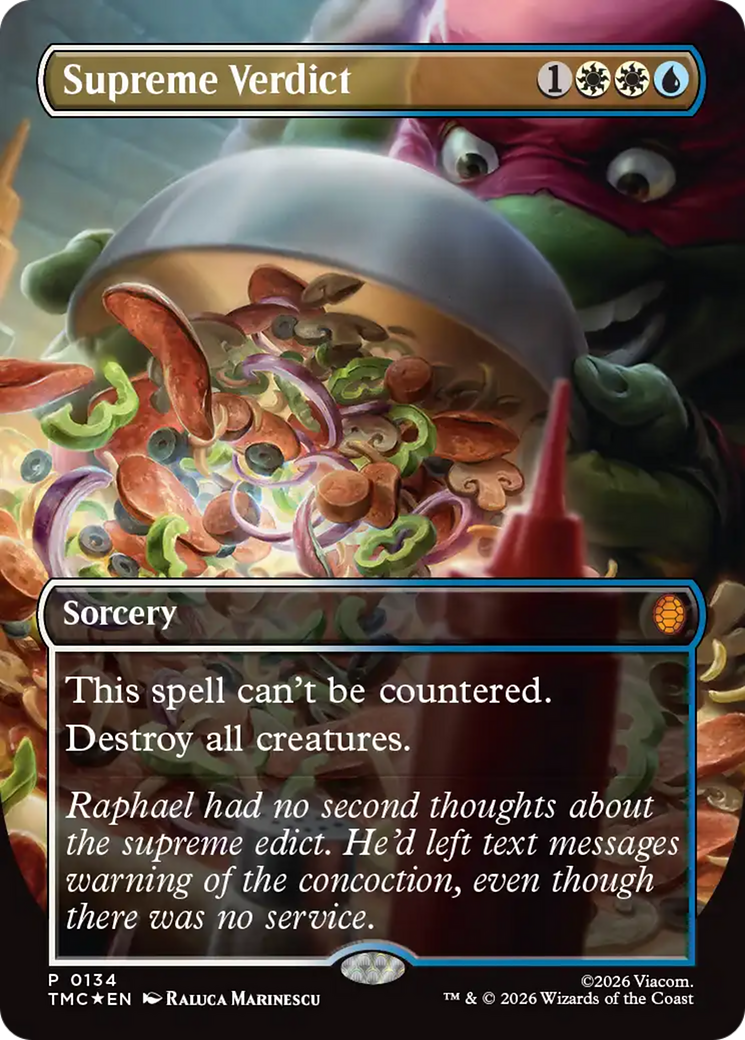 Supreme Verdict (Borderless) [Teenage Mutant Ninja Turtles Promos] | Black Swamp Games