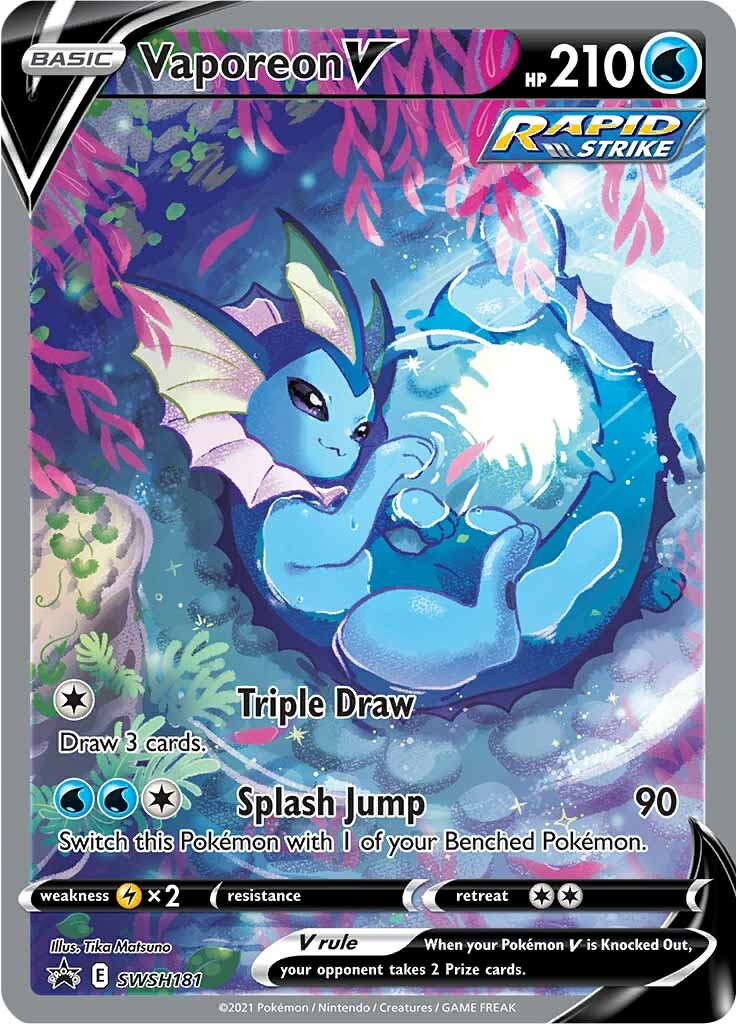 Vaporeon V (SWSH181) [Sword & Shield: Black Star Promos] | Black Swamp Games
