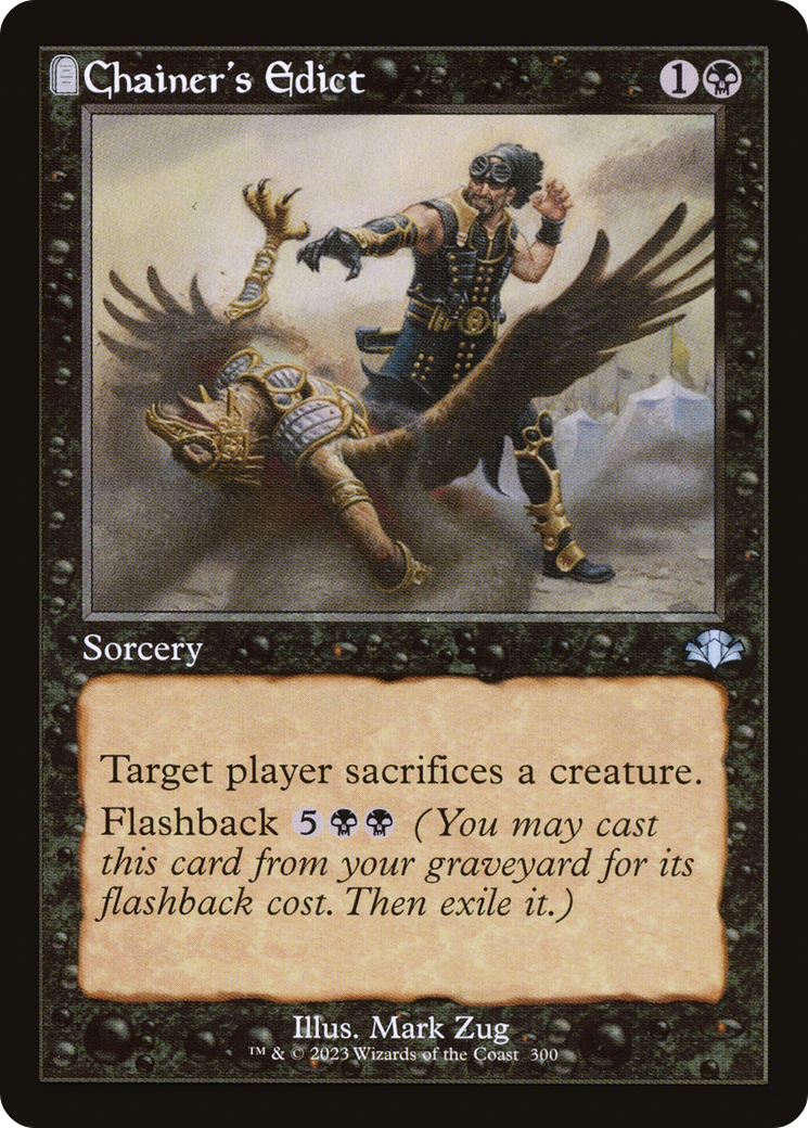 Chainer's Edict (Retro) [Dominaria Remastered] | Black Swamp Games