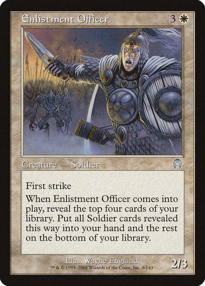 Enlistment Officer [Apocalypse] | Black Swamp Games