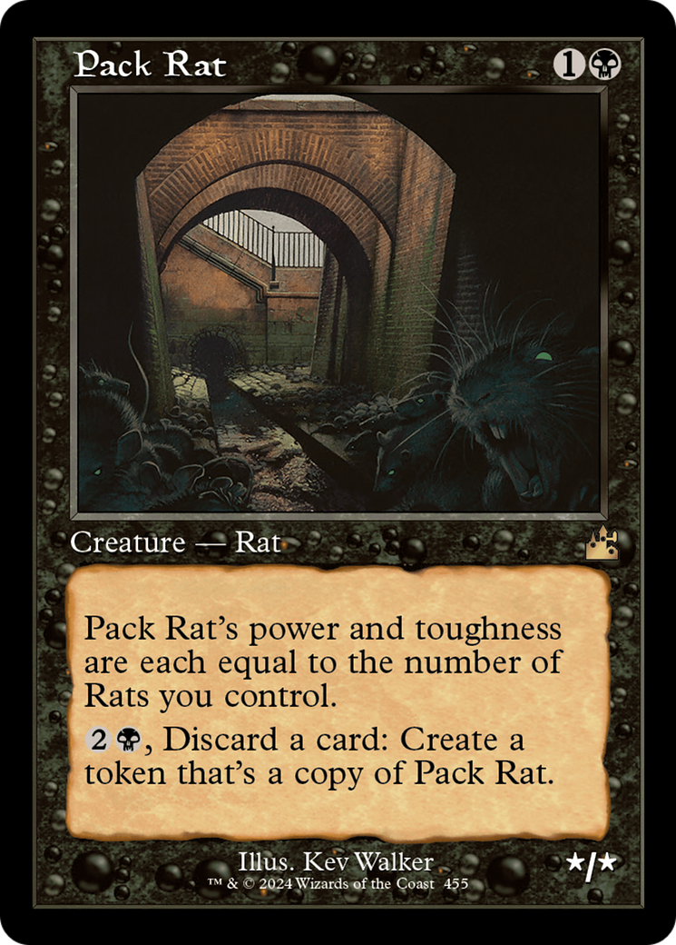 Pack Rat (Retro Frame) [Ravnica Remastered] | Black Swamp Games