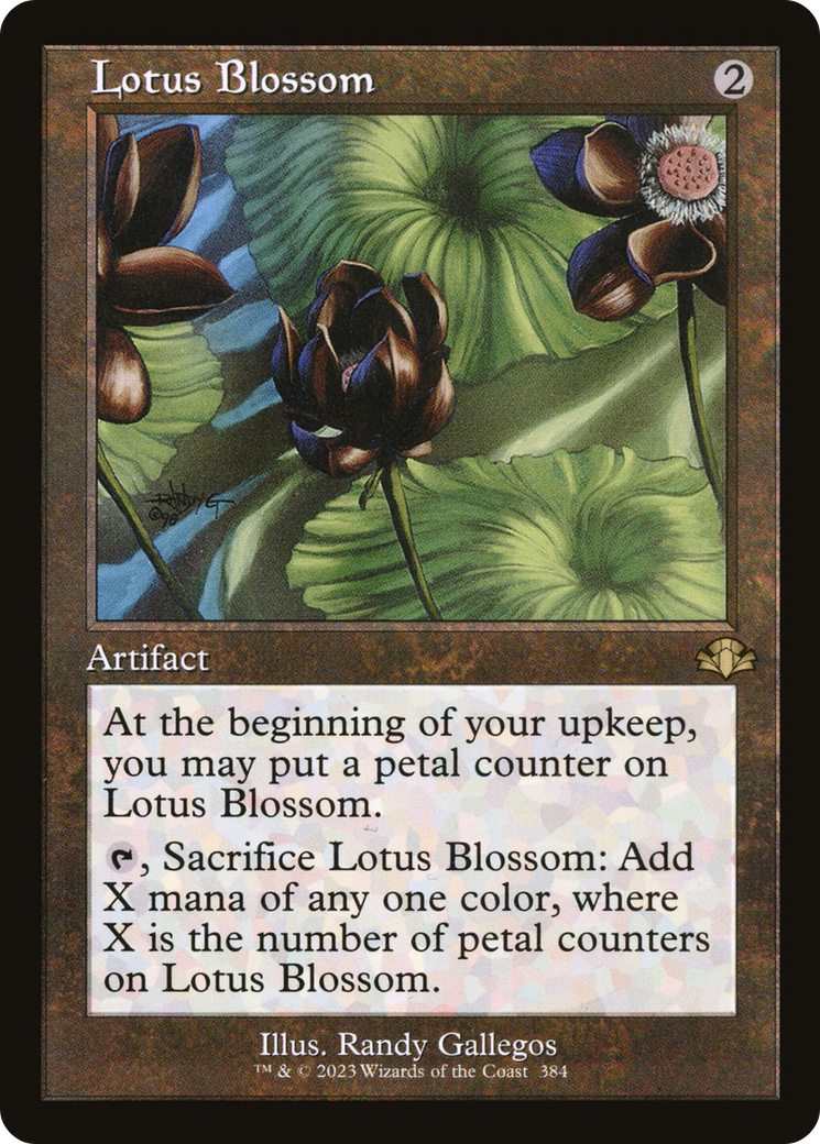 Lotus Blossom (Retro) [Dominaria Remastered] | Black Swamp Games