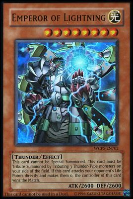 Emperor of Lightning [WCPS-EN702] Ultra Rare | Black Swamp Games