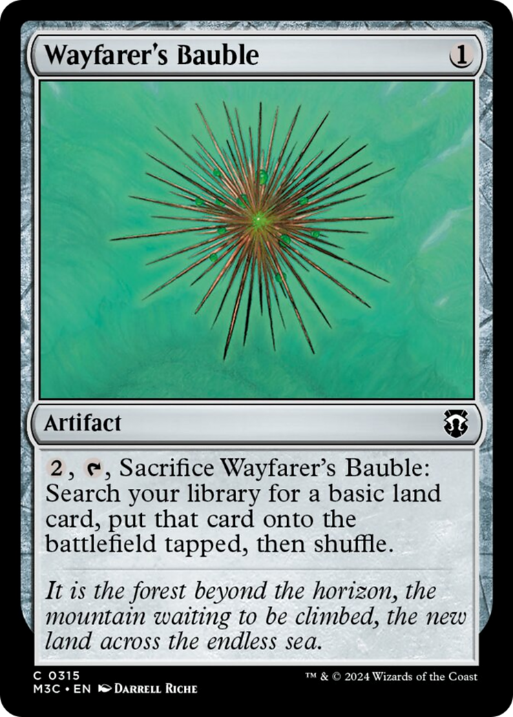 Wayfarer's Bauble (Ripple Foil) [Modern Horizons 3 Commander] | Black Swamp Games