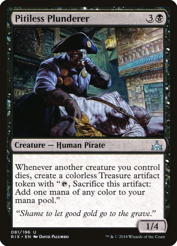 Pitiless Plunderer [Rivals of Ixalan] | Black Swamp Games