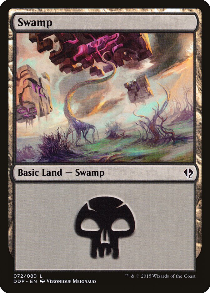 Swamp (72) [Duel Decks: Zendikar vs. Eldrazi] | Black Swamp Games