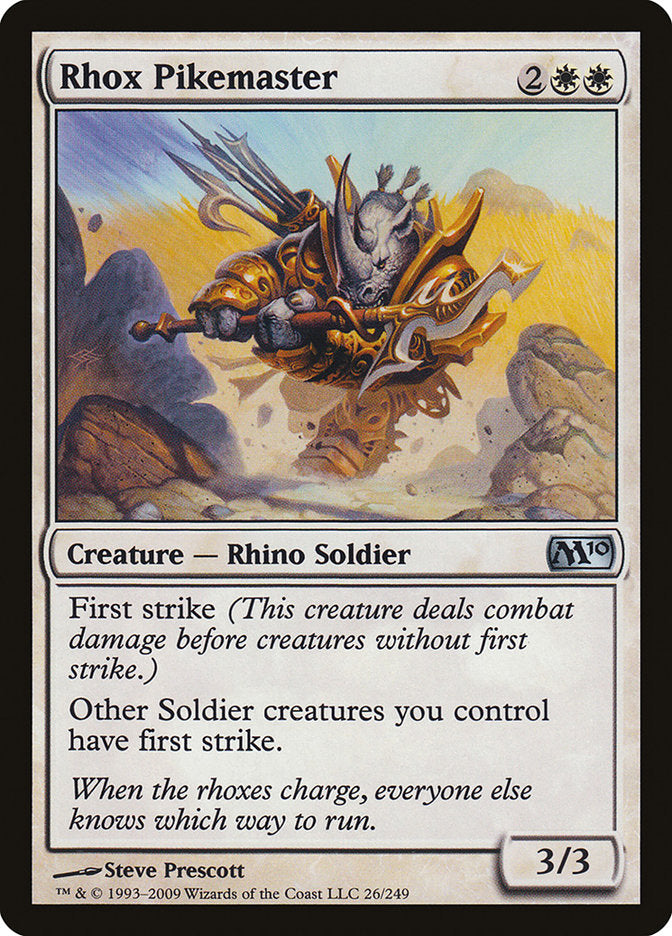 Rhox Pikemaster [Magic 2010] | Black Swamp Games