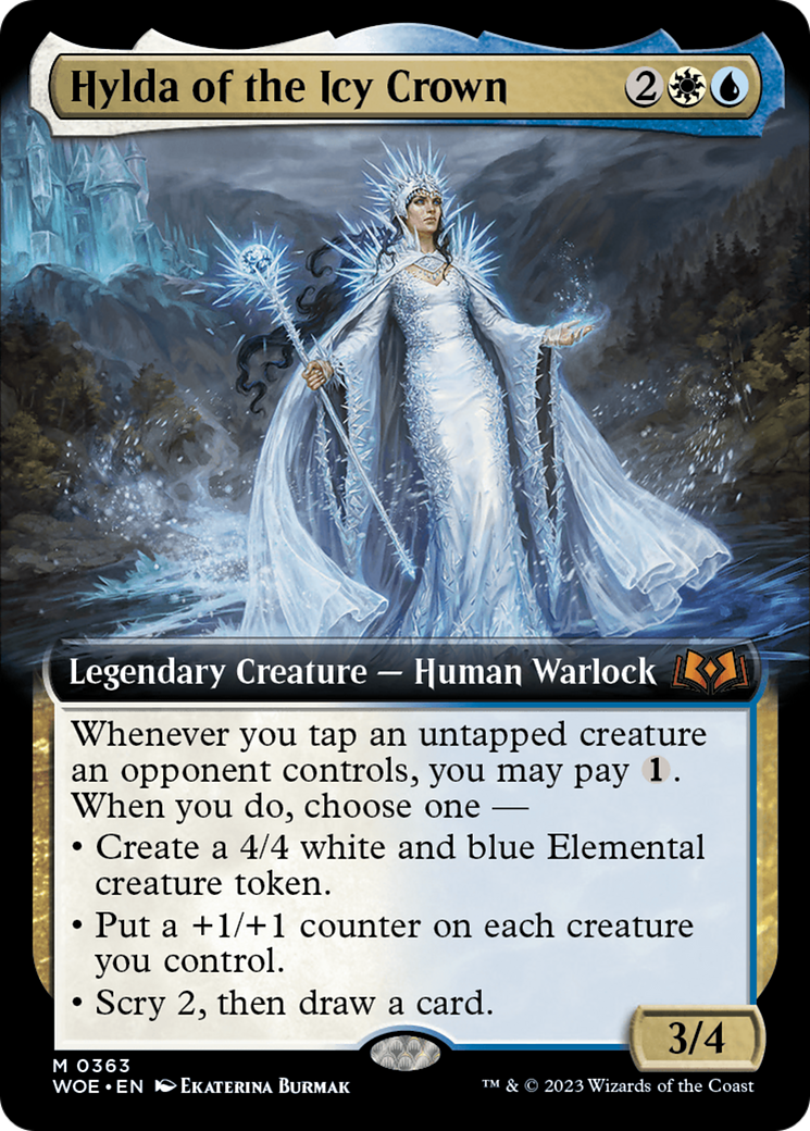 Hylda of the Icy Crown (Extended Art) [Wilds of Eldraine] | Black Swamp Games