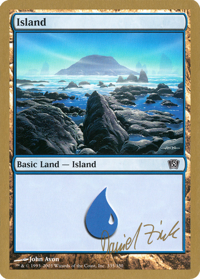 Island (dz335) (Daniel Zink) [World Championship Decks 2003] | Black Swamp Games