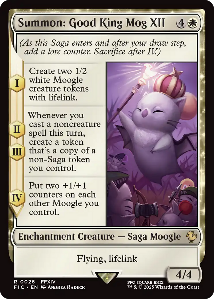 Summon: Good King Mog XII [FINAL FANTASY Commander] | Black Swamp Games
