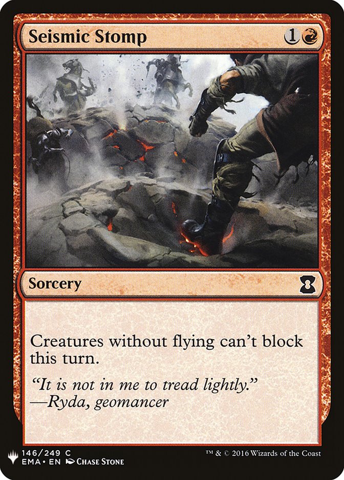 Seismic Stomp [Mystery Booster] | Black Swamp Games