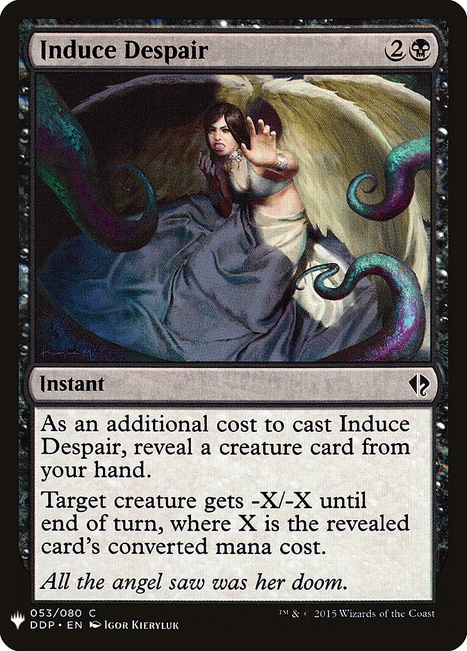 Induce Despair [Mystery Booster] | Black Swamp Games