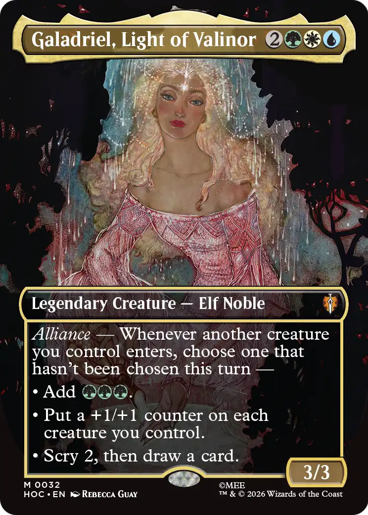 Galadriel, Light of Valinor (Borderless) [The Hobbit: Eternal-Legal] | Black Swamp Games