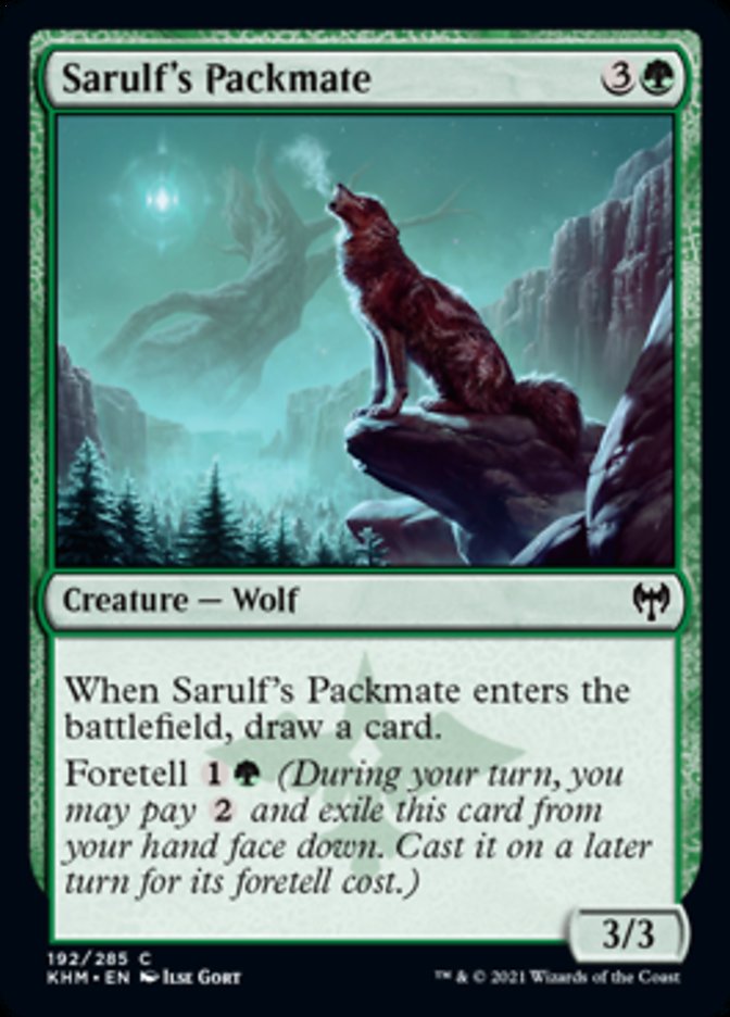 Sarulf's Packmate [Kaldheim] | Black Swamp Games
