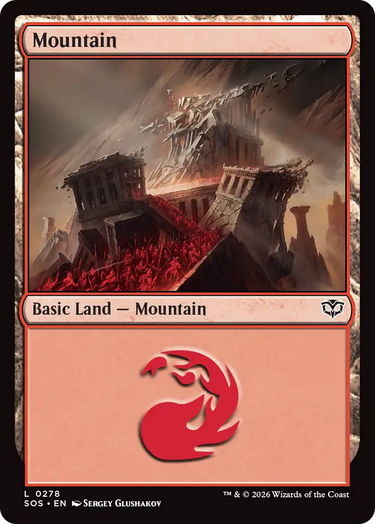 Mountain (0278) [Secrets of Strixhaven] | Black Swamp Games