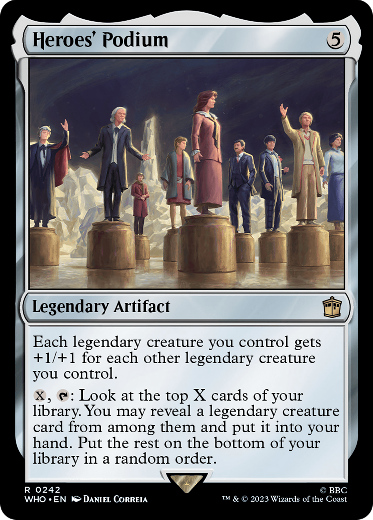 Heroes' Podium [Doctor Who] | Black Swamp Games