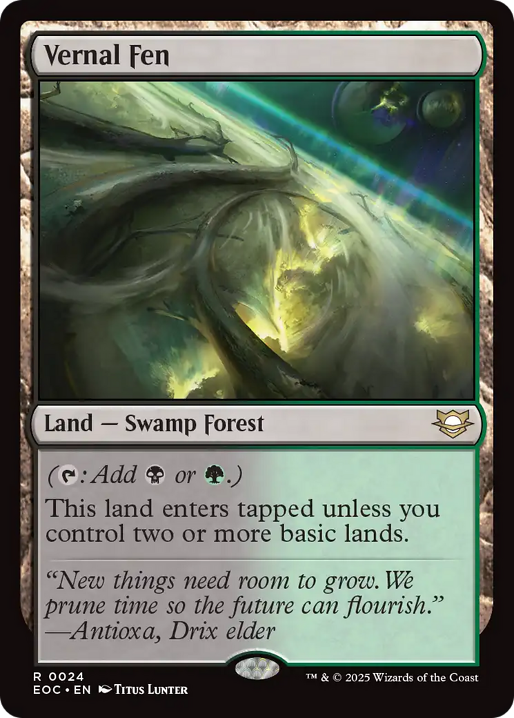 Vernal Fen [Edge of Eternities Commander] | Black Swamp Games
