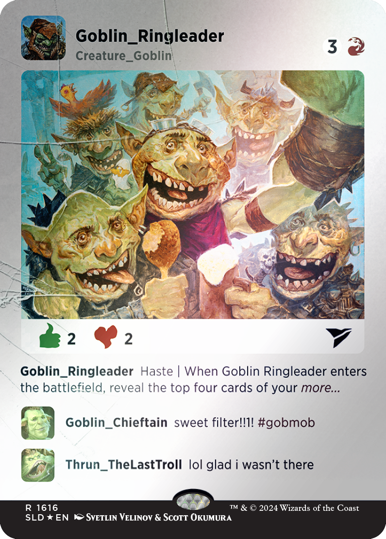 Goblin Ringleader (Rainbow Foil) [Secret Lair Drop Series] | Black Swamp Games