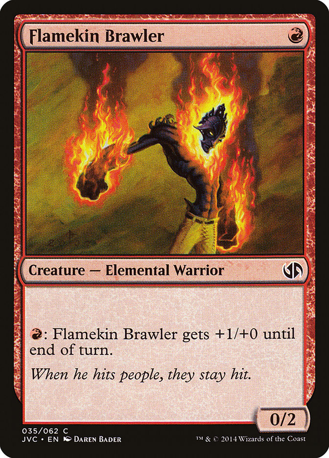 Flamekin Brawler [Duel Decks Anthology] | Black Swamp Games