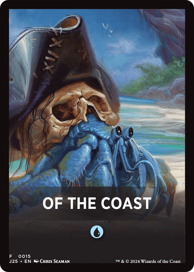 Of The Coast Theme Card [Foundations Jumpstart Front Cards] | Black Swamp Games