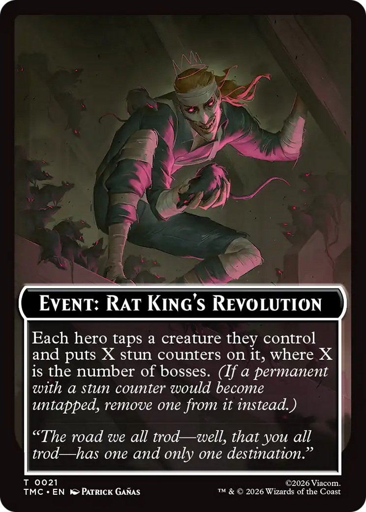 Event: Rat King's Revolution [Teenage Mutant Ninja Turtles Commander Tokens] | Black Swamp Games
