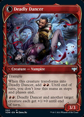 Alluring Suitor // Deadly Dancer (Showcase Fang Frame) [Innistrad: Crimson Vow] | Black Swamp Games