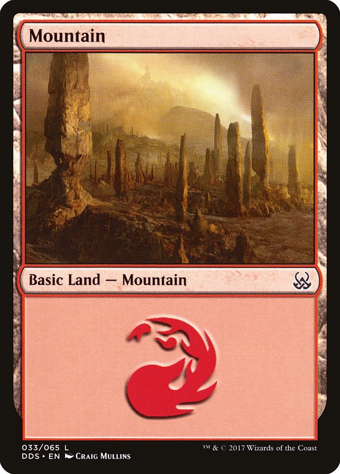 Mountain (33) [Duel Decks: Mind vs. Might] | Black Swamp Games