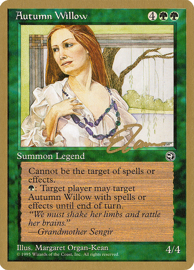 Autumn Willow (Eric Tam) [Pro Tour Collector Set] | Black Swamp Games