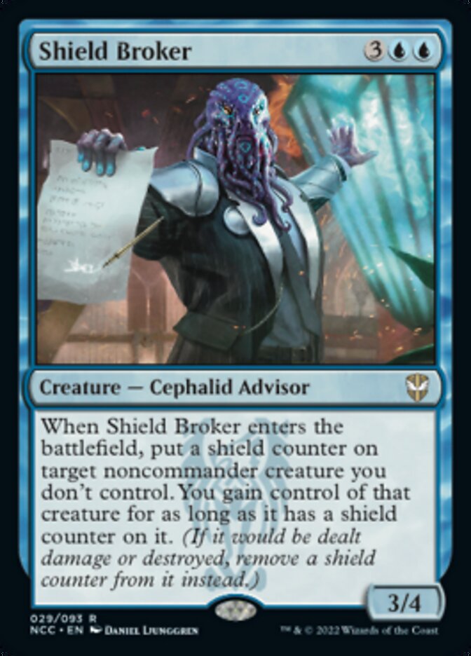Shield Broker [Streets of New Capenna Commander] | Black Swamp Games