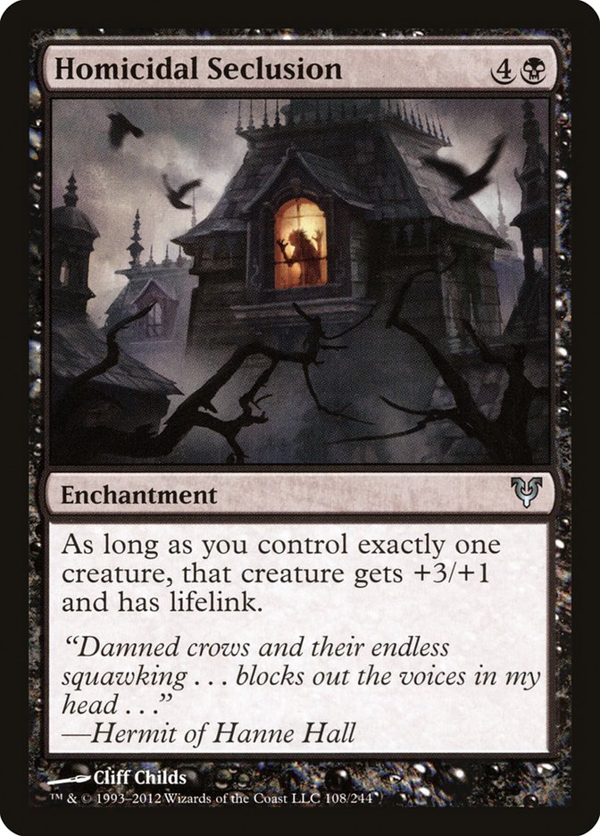 Homicidal Seclusion [Avacyn Restored] | Black Swamp Games