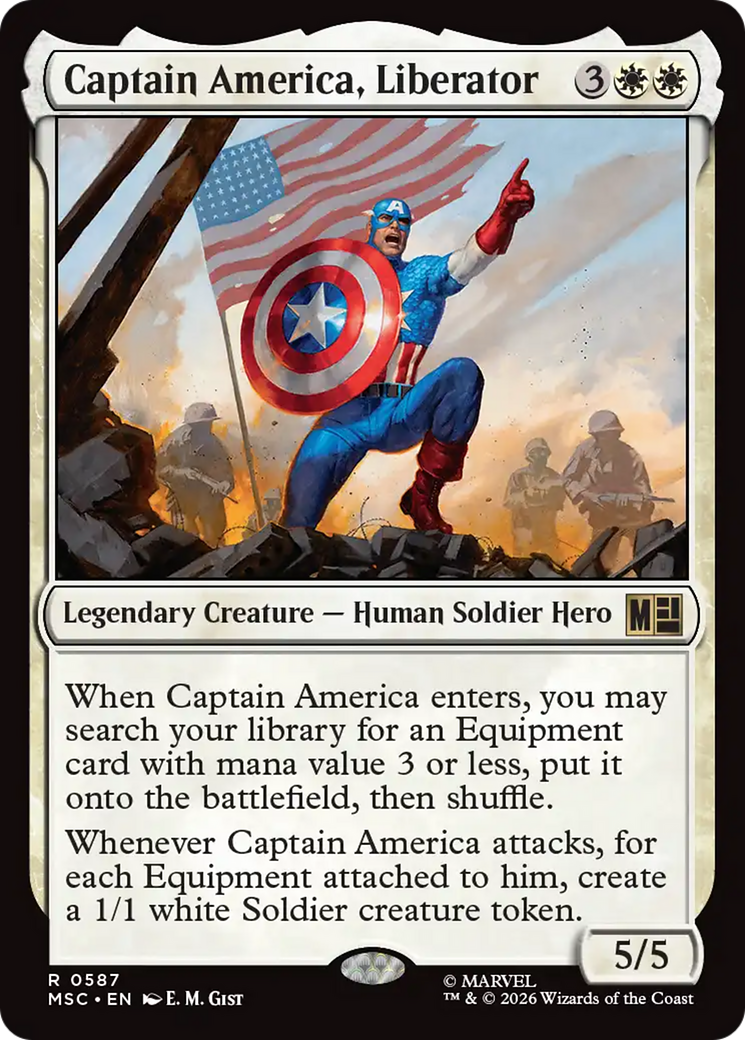 Captain America, Liberator [Marvel Super Heroes Commander] | Black Swamp Games